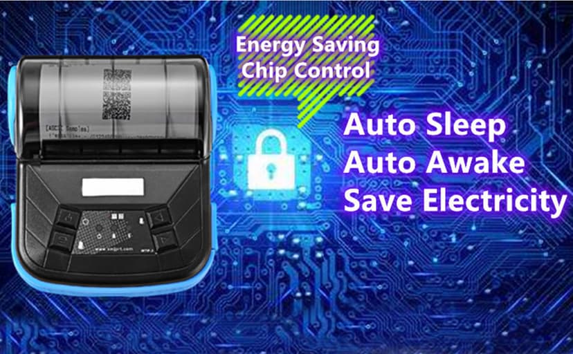 NOT for iOS/ipad/MAC/iPod, only Compatible with Android/Windows,80mm Portable Bluetooth Receipt Thermal Printer Wireless Ticket Bill Invoice pos Printer for Small Business