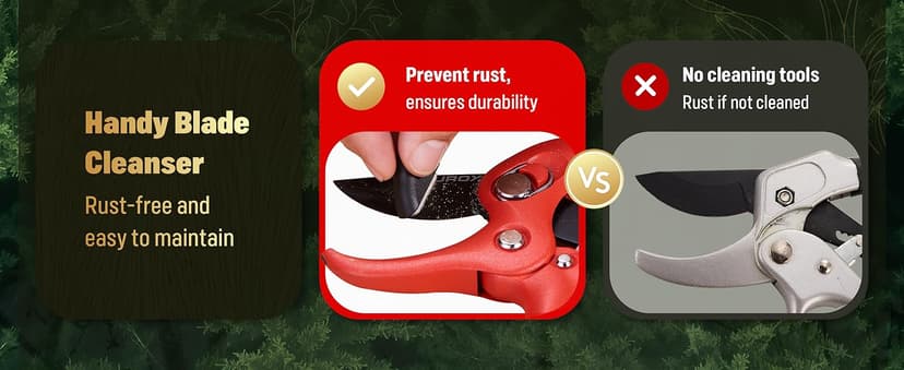 DUROX - Ratchet Pruning Shears, Garden Shears with 3x Cutting Power. Effort-Saving Heavy-Duty Anvil Pruners. Replaceable Blade Cutting Blade Design. Ideal Secateurs for Precise Trimming, Model DGR-01