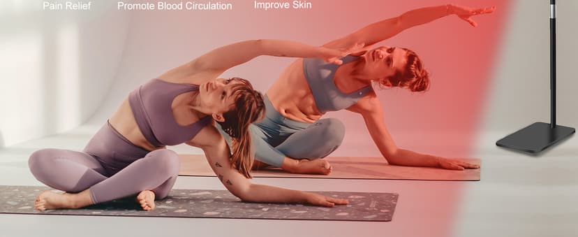 3-in-1 Red Light Therapy for Face and Body, 36W Red Light Therapy Lamp with Stand and Timer, Red Light Therapy Belt with 660nm & Infrared 850nm, for Pain Relief, Improve Sleep, Skin Health
