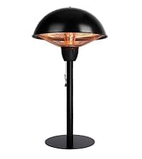 Star Patio Electric Outdoor Heater, Freestanding Patio Heater, Infrared Heater, Hammered Bronze Finished, Tip-Over Protection, Adjustable Height and Silent Heating Heater, ZHQ1566-C-SN12024