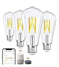 OREiN Matter Smart Light Bulb, BR30 Smart Light Bulbs 650LM 60W, Recessed Color Changing Bulbs RGBTW, Smart Flood Light Bulb Compatible with Alexa, Apple Home, Google Home, SmartThings, 4Pack