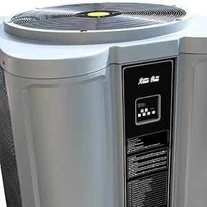 XtremepowerUS Premium 137,000 BTU Heat Pump Titaniumtra Quiet Above Ground/Inground Swimming Pool Heat Pump Pool and Spa Heater