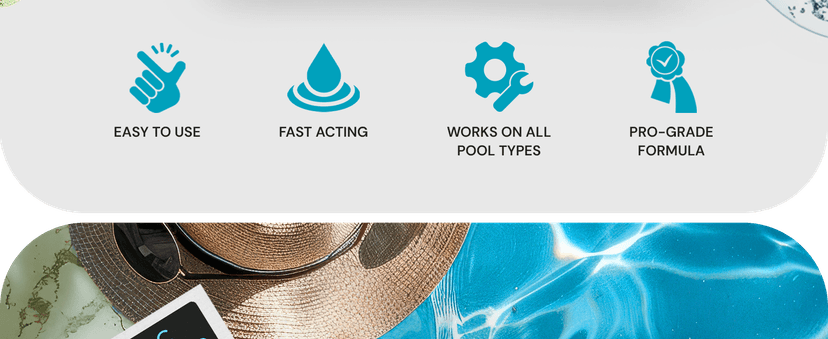 Pool Opening Kit - Pool Starter Kit for Inground Pool & Above Ground Pool Chemical Starter Kit to Open Your Pool - AquaDoc Pool Start Up Chemical Kit Designed for 15000 to 20000 Gallon Pool