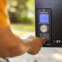 Camp Chef XT 24 Pellet Grill - Pellet Smoker & Grill for Outdoor Cooking Equipment - PID Technology & Smoke Control - Black