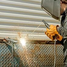 TOMAHAWK Welder Generator Stick Welder Engine Driven 120 Amp 7 HP Gasoline Portable 2,200 Watt Quiet Inverter Generator Engine