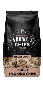 Fire & Flavor Premium All Natural Wood Chips for Smoker - Wood Chips for Smoking - Smoker Wood Chips - Smoker Accessories Gifts for Men and Women - Hickory - 2lbs