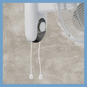 Comfort Zone 16" Quiet 3-Speed Wall Mount Fan with Remote Control, Timer and Adjustable Tilt, Ideal for Home, Bedroom, Gym & Office, CZ16WR