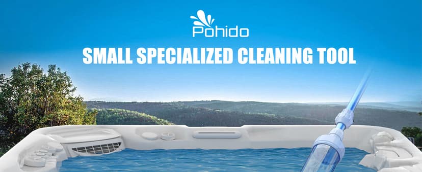 Paradise Power Spa Vac 6250 Compatible Hot Tub Vacuum - Cordless, No Batteries, Sucks Up Rocks, Leaves in Spas, Hot Tubs, Pool Steps