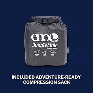 ENO Eagles Nest Outfitters JungleLink Shelter System with Hammock with Bug Net, Straps and Rain Tarp