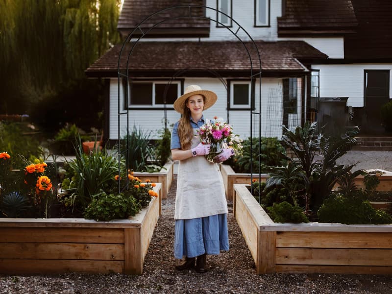 Metal Pergola Arbor, Outdoor Flower Garden Arch Trellis, Steel Garden Arbor for Climbing Plants, Wedding Decoration, 7'8" H x 4'5" W