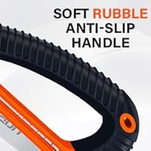Folding Hand Saw, 8 Inch Heavy Duty High Carbon Steel Blade for Smooth Cutting, Camping, Gardening, Tree Pruning, Wood Cutting, Compact Design with Non-Slip Ergonomic Handle for Outdoor Use