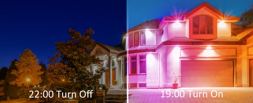 NOVOSTELLA LED Flood Lights Outdoor, 30W RGB Smart LED Flood Lights, Second-Generation WiFi Landscape Lighting Stage Dimmable Color Changing Uplight, IP66 Waterproof, Work with Alexa, 4 Pack.