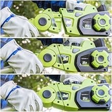 Earthwise CVPS43010 7-Amp 10-Inch Convertible 2-in-1 Corded Electric Pole Saw/Chainsaw