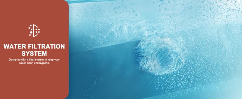 LILYPELLE 1-2 Person Inflatable Hot Tub, Portable Oval Blow Up Hot Tub with 100 Bubble Jets, Outdoor Spa Set Included Heater Pump, Filter and Side Table, 75" X 47" X 25"