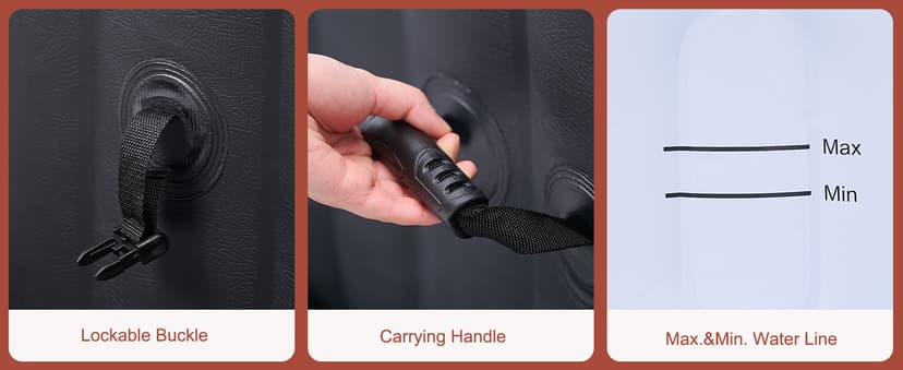 LILYPELLE 1-2 Person Inflatable Hot Tub, Portable Oval Blow Up Hot Tub with 100 Bubble Jets, Outdoor Spa Set Included Heater Pump, Filter and Side Table, 75" X 47" X 25"