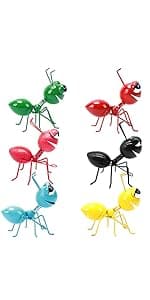 Metal Garden Decor Yard Art for Outside Set of 2 Cute Big Frogs Lawn Patio Ornaments Backyard Decorations Garden Gifts for Mom - (Yellow,Green)