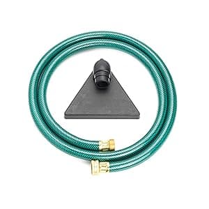 Garden Pump With Hose, 115V 1/10HP 330GPH Mini Electric Water Transfer Pump Waterbed Drain Pump, With Suction Hose Kit.