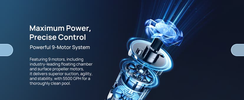 Beatbot AquaSense 2 Pro Cordless Robotic Pool Cleaner, Unmatched 5-in-1 Cleaning, Surface Parking, Pool Skimmer with APP Control, Water Clarification, for Pools up to 3,875 Sq.ft– Obsidian