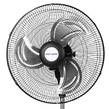 BILT HARD 3900 CFM 18" High Velocity Pedestal Oscillating Fan, 3-Speed Heavy Duty Metal Standing Shop Fan with Aluminum Blades for Commercial, Residential, and Garage, UL Listed