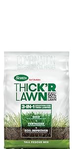 Scotts Grass Seed Drought Tolerant Mix, Kentucky Bluegrass and Tall Fescue Grass Seed Mix, Covers up to 2,000 sq. ft., 4 lb.