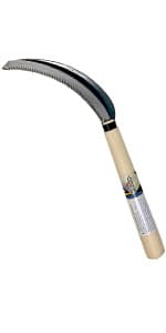 HACHIEMON Serrated Sickle MINI Japanese Saw Tooth Style - Compact and Lightweight - Made in Japan