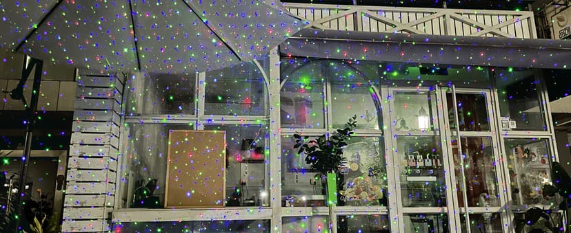 Poeland Christmas Laser Projector Lights Waterproof Outdoor Garden Decorative Lighting with Security Lock 3 Color Red Green Blue