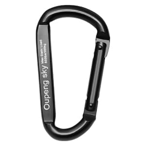 Carabiner Clip, 855lbs,3" Iron Heavy Duty Caribeaners for Hammocks, Camping Accessories,Hiking,Keychains,Outdoors and Gym etc,D Shaped Spring Hook Small Carabiners for Dog Leash,Harness and Key Ring.