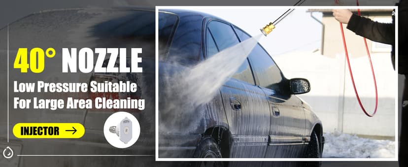 Electric Pressure Washer, 4800PSI Max 3.0 GPM Power Washer with 20FT Hose, 35FT Cord, 4 Nozzles Foam Cannon High Pressure Washer for Car Patio Garden (Black)