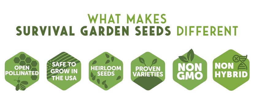 Drought-Tolerant Vegetable Seed Collection - 10 Packets of Seeds to Grow Drought-Resistant Plants for Growing in Home Vegetable Gardens - Non-GMO Heirloom Open-Pollinated - Survival Garden Seeds