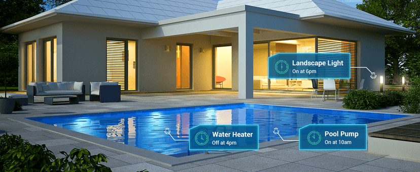 DEWENWILS Pool Pump Timer, Digital Timer Box, 2HP 40A 120-277 VAC, 7-Day 20 ON/Off Programmable Timer Switch for Water Heater, Pool Pump, SPA, Motor, ETL Listed Gray