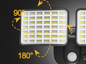 Rechargeable Battery Operated Motion Light 2500LM & 4000LM Motion Sensor Security Light(1-3 Months Endurance) USB Charging LED Flood Light Outdoor for Garage Yard Entryways Patio Garden