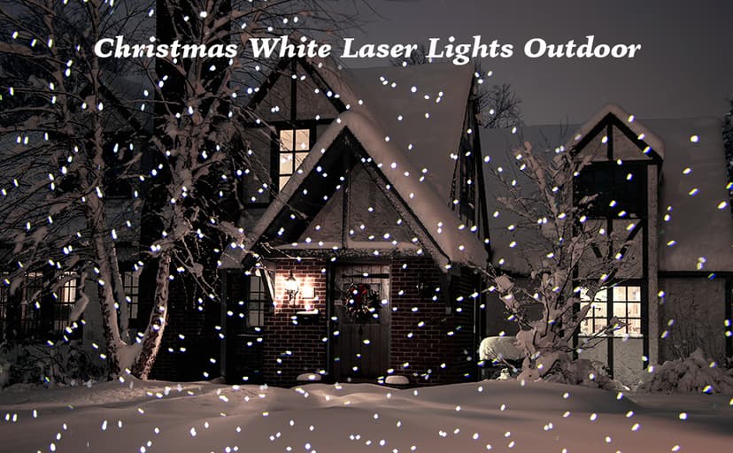 AIRIVO Outdoor Laser Lights Projector, 5 Color Motion Firefly Star Shower Laser Lights, Moving RGB Christmas Projector Light Waterproof with Remote Control for Home, Garden, Patio, GY-01A