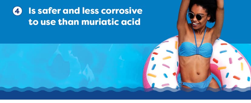 In The Swim pH Reducer for Swimming Pools, Spas, and Hot Tubs - Lowers Alkalinity - Prevents Cloudy Water - Balances Water - 90% Sodium Bisulfate - 10 Pounds