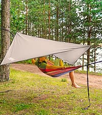 Foxelli XL Hammock Net – 12ft Net for Hammocks, Lightweight Portable Hammock Netting, Fast and Easy Set Up, Fits All Camping Hammocks