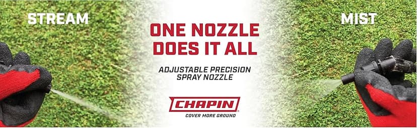 Chapin 60114 Made in USA 4-Gallon Backpack Sprayer with 3-Stage Filtration System Pump Pressured Sprayer, for Spraying Plants, Garden Watering, Lawns, Weeds and Pests, Translucent White