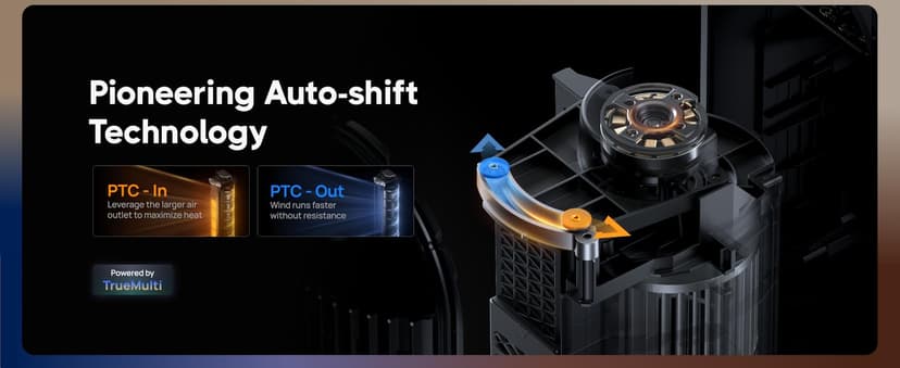 Dreo Tower Fan and Heater Combo, 29.2ft/s Standing Fans for Bedroom, 17 Levels, 6 Modes, 120° Oscillation, 42 Inch, 12H Timer, 25dB Quiet, with Remote, for Office, Large Room, Silver