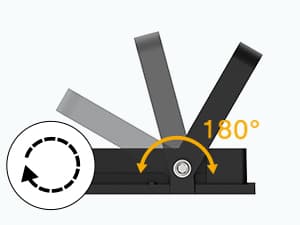 Onforu 100W Flood Lights Outdoor, 9000lm Bright LED Work Light with Plug, 6500K Daylight White LED Flood Lighting, IP66 Waterproof Security Yard Lights for Yard Garage Stadium 2 Pack