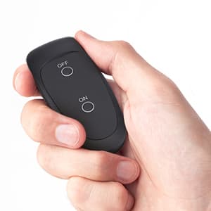 SereneLife Infrared Patio Heater, Wall-Mounted Electric Heater with Remote, 1500W, IP65 Approved, Odorless, Indoor/Outdoor for Patio, Restaurant, Backyard, Garage, Decks