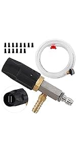 Pressure Washer Gun, Compatible with Some Portland Husky Black Decker Ford Pulsar Shopforce Taskforce Powerwasher Taskmaster Electric Pressure Washers, Replacement Power Washer Gun 2000 PSI