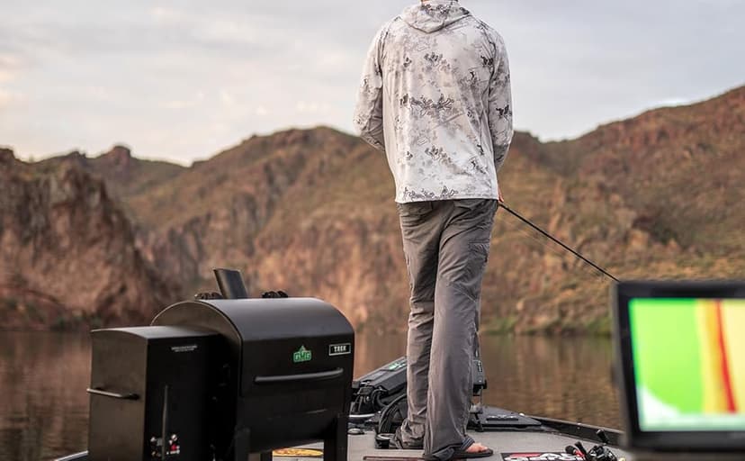 GMG Green Mountain Grills Trek Prime 2.0 WiFi Portable Wood Pellet Tailgating Camping BBQ Smoker Grill - Digital Enabled