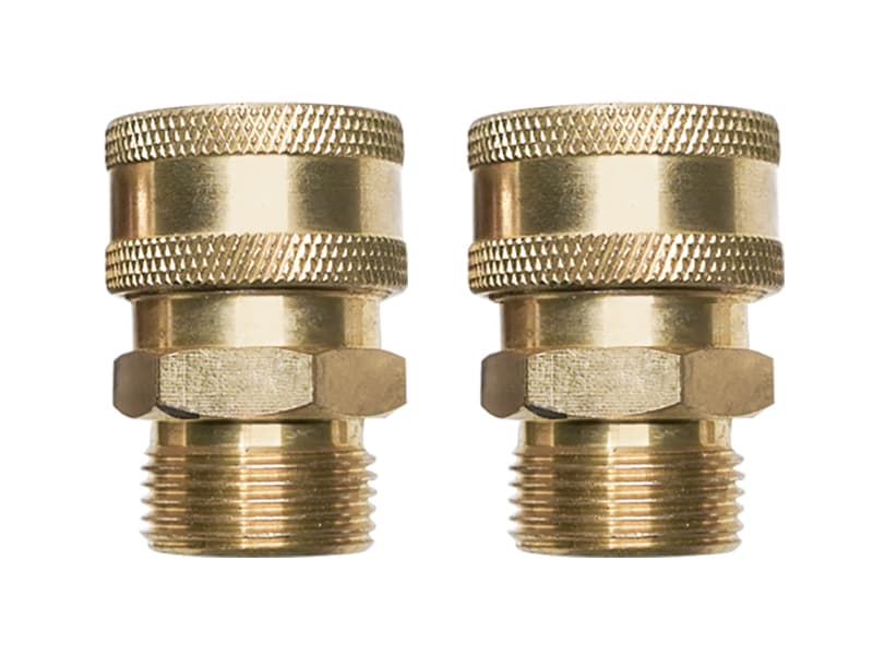 janz 24'' Pressure Washer Surface Cleaner with 4 Wheels,Dual Handle,Stainless Steel Housing, 4 Replacement Nozzle Cores and 2 Hose Adapters,Ideal for Driveways, Sidewalks,Patios,Decks Cleaning