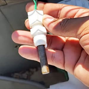 009577F Pool Temperature Sensor Lid Units Replacement for Heater Spa, Compatible with Heater 206A, 207A, 266A, 267A, 336A, 337A, 406A, 407A, 3 Wire NTC 100K