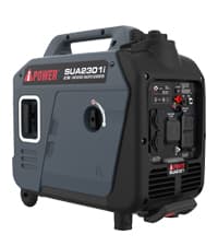 A-iPower 7600W Dual Fuel Portable Inverter Generator, Electric Start RV Ready, EPA & CARB Compliant CO Sensor, With Telescopic Handle For Backup Home Use, Tailgating & Camping (SUA7600iED)