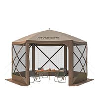 VIVOHOME 3-in-1 Vertical Charcoal Smoker, BBQ Smoker Grill with Built-in Thermometer, Air Vent, and 2 Access Doors, Idea for Parties, Backyard, Barbecues