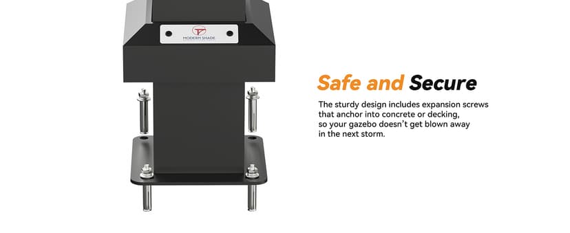 Modern Shade 10'x10' Hardtop Gazebo with Galvanized Steel Roof & 4 LED Lights - Permanent Metal Gazebo Outdoor Pavilion for Backyard, Deck, Garden - All-Weather Patio Cover