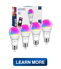 Smart Light Bulbs 75W Equivalent, 1100LM 12W RGBCW BR30 E26 Recessed Flood Light Bulb Compatible with Alexa/Google Assistant/Smart Life, No Hub Required, 2.4G WiFi, ETL Listed, 4PCS