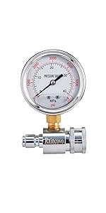 Downstream Injector for Pressure Washer, Power Washer Chemical Injector Kit, Soap Injector, 3/8 Inch Quick Connect, 4000 PSI