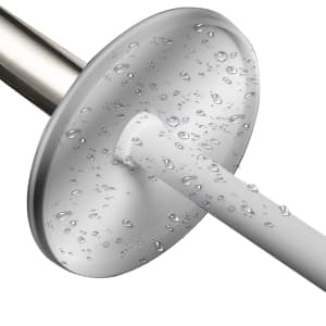 Home Intuition Modern Brushed Stainless Steel Toilet Brush & Holder Set, Bathroom Bowl Scrubber with Holder, 2 Pack