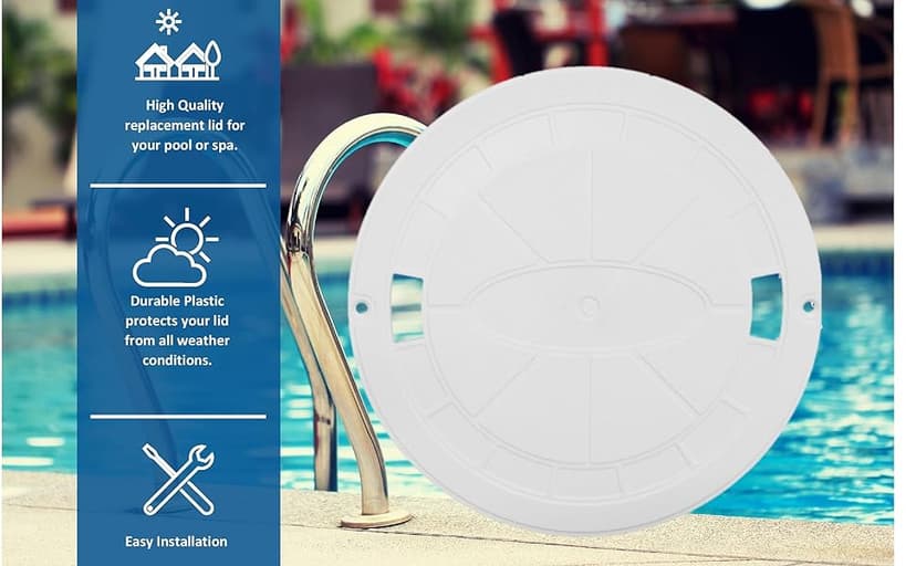 Aftermarket Skimmer Lid Replacement for Hayward Swimming Pool Skimmer Deck Cover SP1070C SPX1070C