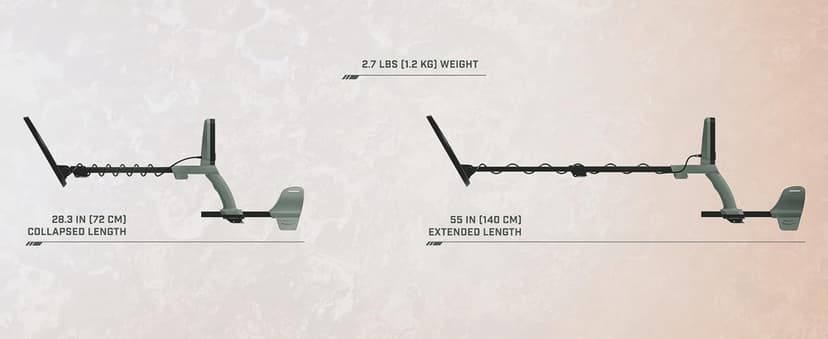 MINELAB X-Terra Intrepid, All-Terrain Professional Pinpointing Metal Detector for Adults with Waterproof Coil, 2 Detect Modes, and Clear Target IDs